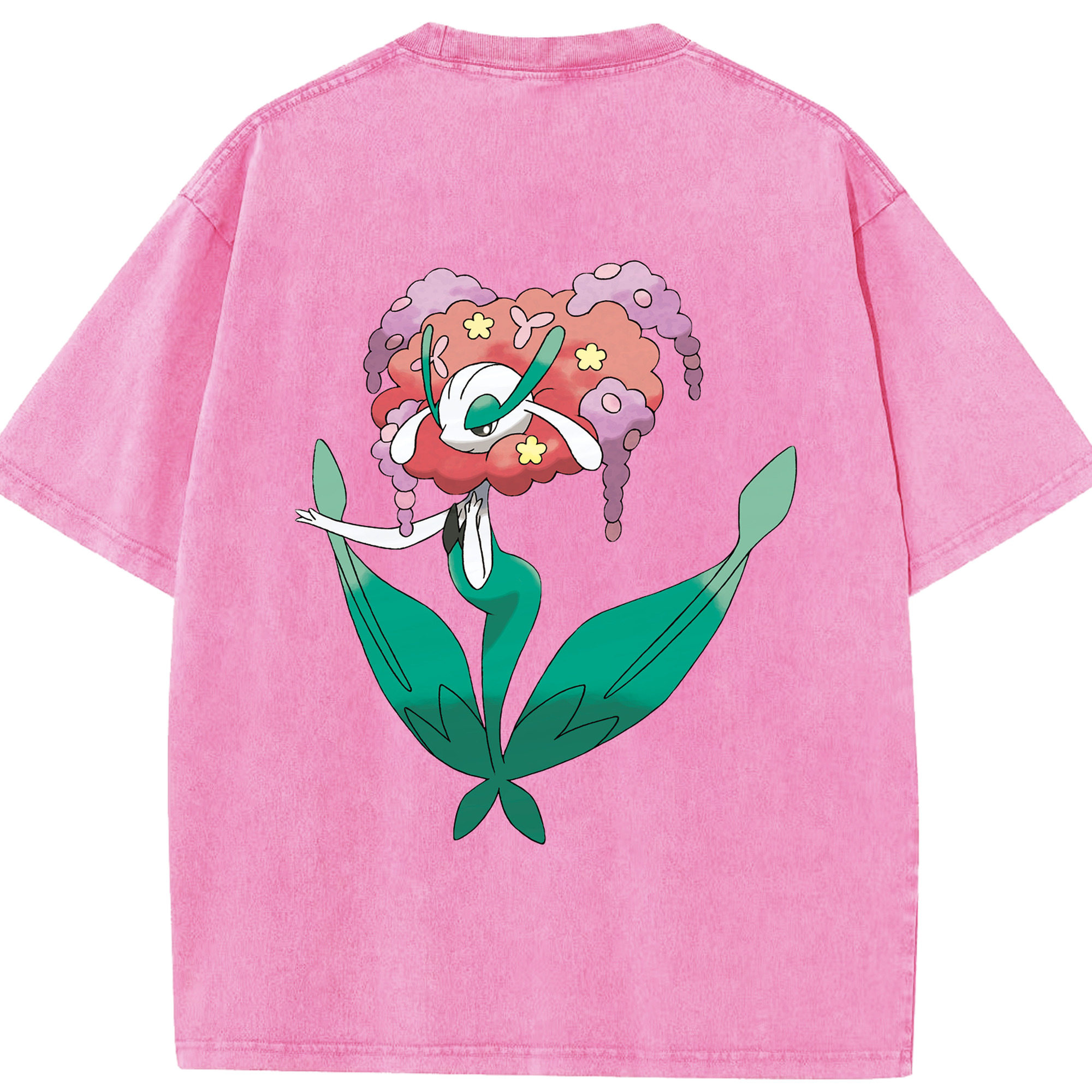 （画像用） ポケットモンスター Pokémon 綿100% ヴィンテージ風 半袖Tシャツ（背面プリント）